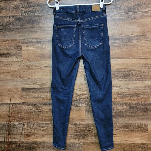 American Eagle Jeans 2 R Curvy Jegging Super Hi Rise Next Level Stretch - Picture 2 of 11